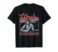 Waylon Jennings - Merchandise Ufficiale - Songbird Album Maglietta