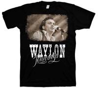 Waylon Jennings The Outlaw Country Music Adulto Uomo T Maglietta JMM-JNN-2073