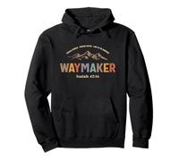 Waymaker Isaia 42:16 Citazione Cristiana Felpa con Cappuccio