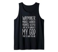 Waymaker Miracle Worker Promessa Custode My Dio Christian Canotta