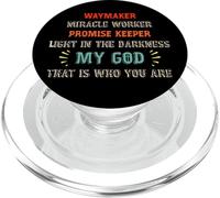 Waymaker Miracle Worker Promise Keeper John 3:16 - Christian PopSockets PopGrip per MagSafe