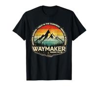 Waymaker promessa Custode Miracolo Lavoratore Cristiano Vintage Maglietta