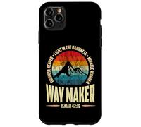 Waymaker Promise Keeper Miracle Worker Christian men Custodia per iPhone 11 Pro Max