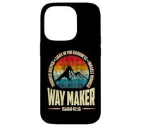 Waymaker Promise Keeper Miracle Worker Christian men Custodia per iPhone 14 Pro