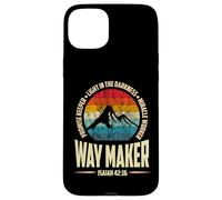 Waymaker Promise Keeper Miracle Worker Christian men Custodia per iPhone 15 Plus