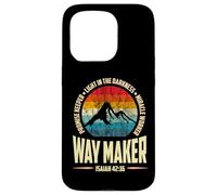 Waymaker Promise Keeper Miracle Worker Christian men Custodia per iPhone 15 Pro