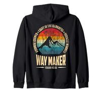 Waymaker Promise Keeper Miracle Worker Christian Men Felpa con Cappuccio