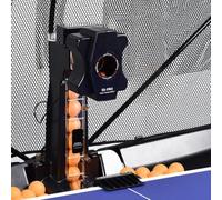 WAYMARK Macchina automatica da ping pong robot S6-PRO da ping pong con rete | Sistema automatico di rete per il riciclaggio delle palline, capacità di 200 palline, 9 modalità di rotazione