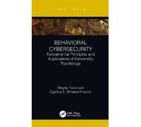 Wayne Patterson Cynthia E. Winston-Proctor Behavioral Cybersecurity (Tascabile)