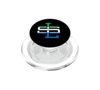 WAYout Arts Freeetown Sierra Leone Flag Salone Monogram SL PopSockets PopGrip per MagSafe