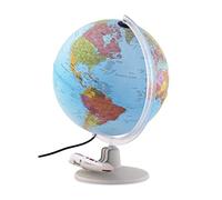 Waypoint Geographic Parlamondo - Mappamondo interattivo parlante, diametro 30,5 cm, mappamondo intelligente con giochi, penna parlante ricaricabile, cavo USB e spina di alimentazione inclusi