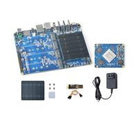 WayPonDEV Kit NAS modulo di archiviazione di rete CM3588 Plus, 32 GB LPDDR5 computer con scheda singola, CPU RK3588 6TOPs NPU Mali-G610 GPU, supporta SSD 4X NVMe per server cloud di casa, codificatore