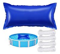 WAYRGN Cuscino invernale per piscina, per l'inverno, per piscina, 420 g/m², resistente al gelo e al cloro, con corda (120 x 450 cm)