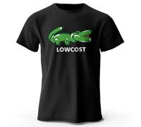 WAYSDA Green Crocodile Print T-Shirt Lowcost Crocodile Funny Graphic Men's Shirt Black XL