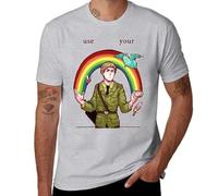 WAYSDA Imagination T-Shirt Anime Clothes T-Shirt Grey XL