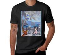 WAYSDA Lanterns on Miyajima Island T-Shirt Black L