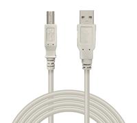 Waytex 11250 Spätzle USB 2,0 connettori di Tipo A Maschio/B Maschio 5 m Beige