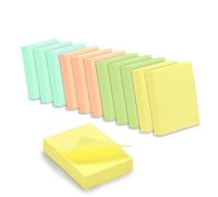 WAYTEX 1200 note adesive riposizionabili colori pastello 12 blocchi da 100 fogli 3,75 x 5 cm senso verticale
