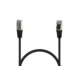 Waytex 33495 Cavo di Rete schermato RJ45 ADSL 0.3 m Nero