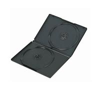 Waytex 72121 Confezione da 10 Cover per Dvd, Colore: Nero
