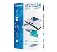 WAYTEX 78275 - Buste per plastificazione, formato A4, spessore 125 micron, confezione da 100
