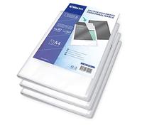 WAYTEX 931442P - Protezione per documenti A4 personalizzabile, confezione da 3, 60 foto, 30 tasche, copertina in polipropilene, colore: Trasparente