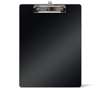 WAYTEX 931490 - Porta blocco A4 con portapenne con vassoio in plastica rigida, 22,5 x 31,5 cm, colore: nero