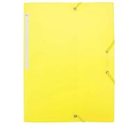 Waytex Camicia elastica a 3 ripiani Polypro 4,5/10e morbida e opaca A4 - Giallo