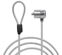 Waytex Cavo antifurto per PC, Cavo di Alta Sicurezza con Chiave per Laptop, PC, Smartphone, Tablet, Lunghezza 2,00 m