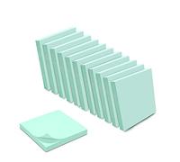 WAYTEX Notes - Adesivi riposizionabili, colore: Blu pastello (Confezione da 12) da 100 fogli da 75 x 75 mm