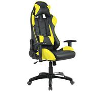 Waytex Sedia da ufficio sedile avvolgente Racing (Nero e Giallo)