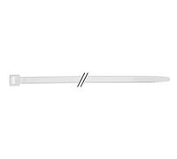Waytex - Set di 100 attaches-câbles 100 x 3 mm Bianco, bianco, 73922