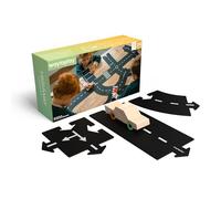 Waytoplay Highway - La strada giocattolo flessibile, 24 pezzi con auto, gioca con le tue auto all'interno e all'esterno. Prodotto nei Paesi Bassi