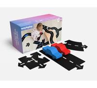waytoplay King of The Road - La strada giocattolo flessibile, 40 pezzi con auto, gioca con le tue auto all'interno e all'esterno. Prodotto nei Paesi Bassi