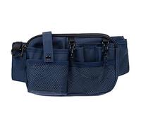 WAZUBC Marsupio da Infermiera da Donna In Tessuto Oxford Impermeabile Multi-Scomparto Professionale Cintura Regolabile (Blu)