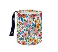Wazylphin Cestino Auto Blu Rosa Arancione Cestino Per Auto Pieghevole Accessori Secchio Spazzatura Multifunzionale Portatile Cestini Spazzatura Universale per Casa Ufficio e Cucina 15x18.5cm/2 Pcs