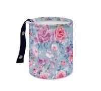 Wazylphin Cestino Auto Rosa Viola Blu Cestino Per Auto Pieghevole Accessori Secchio Spazzatura Multifunzionale Portatile Cestini Spazzatura Universale per Casa Ufficio e Cucina 15x18.5cm/2 Pcs
