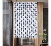 Wazylphin Tenda per Porta Carbone Nero Blu Tenda Porta Esterna Interna Microfiber Isolamento Termico Tendine per Finestre Durevole Tendine Cucina Finestra Tende Finestra e 1 Palo Telescopico 90x150cm