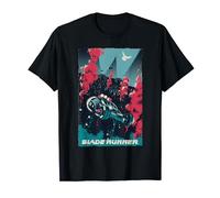 WB 100: Blade Runner Poster With Police Spinner Maglietta