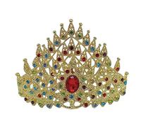 WBANGIAO Thai Corona Danza Copricapo Pettine Corona Thai Gioielli Dei Capelli Thai Ballerino Copricapo Oro Thai Accessori Per Capelli Tradizionale