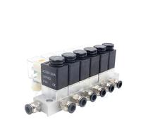 WBBAYDRFR 2V025-08 Valvola pneumatica a solenoide normalmente Chiusa 12V 24V 220V a a 2 Vie con innesto rapido(Dc12v 8 in 8 out)