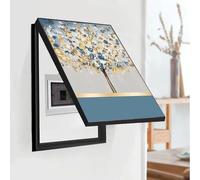 WBBML Coperchio Contatore Elettrico Decorativo Nascondere Elettrico Scatola Contatore Rimovibile Pittura Decorativa Contatore Elettrico Corridoio D'ingresso(D,40x50cm)