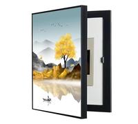 WBBML Copertura Decorativa Scatola Contatore Elettrico Creativo la Casa Scatola per Contatori Quadro Decorativo Contatore Elettrico Applicabile A Molte Scene(C,50x60cm)