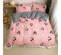 WBDWWTD Copripiumini per Letto Matrimoniale Giallo, Set Biancheria da Letto King Size Floreale, Copripiumini per Letto Matrimoniale Set Biancheria da Letto per Bambini con Lenzuolo con Angoli Set