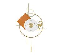 WBDWWTD Decorazioni da Parete dell'ufficio Semplice Soggiorno Sala da Pranzo Orologio Decorativo Orologio da Parete in Ferro atmosferico Orologio da Parete per camere da Letto (Grande)
