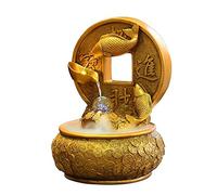 WBDWWTD Meditazione Zen Cascata da Interno Cornucopia Ornamenti Decorativi per l'acqua Fontana da Tavolo Cascate a Cascata per Interni Palla Rotante da Tavolo per la Decorazione Regalo Fontana da