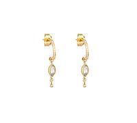 WBDWWTD Orecchini a Bottone in Argento Sterling al 100% per Le Donne Orecchini Pendenti Geometrici con zirconi Pendenti