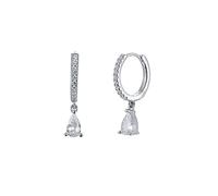 WBDWWTD Orecchini a Cerchio in Vero Argento Sterling al 100% per Le Donne Orecchini a Goccia con zirconi Colorati Orecchini Rotondi Pendientes Gioielleria raffinata