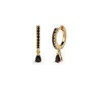 WBDWWTD Orecchini a Cerchio in Vero Argento Sterling al 100% per Le Donne Orecchini a Goccia con zirconi Colorati Orecchini Rotondi Pendientes Gioielleria raffinata