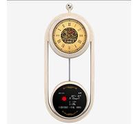 WBDWWTD Orologio da parete di rete Telefono cellulare Orologio WiFi Qualità dell'aria Previsioni meteo Calendario perpetuo Temperatura Data e umidità Display Orologio da parete Orologio decorativo Cl